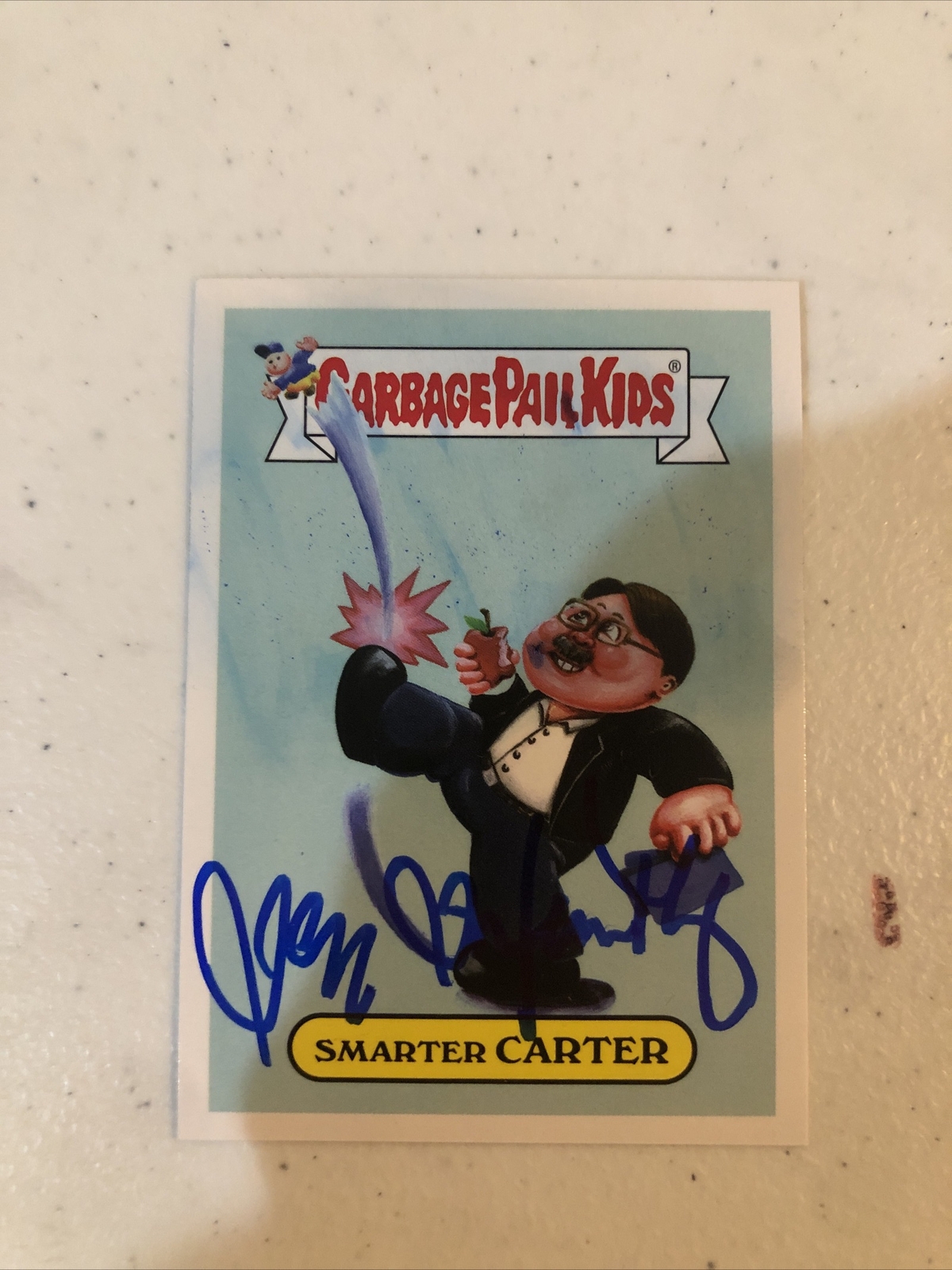 JEFF FOXWORHTY SIGNED AUTOGRAPH 2016 TOPPS GARBAGE PAIL KIDS TRADING CARD RARE!