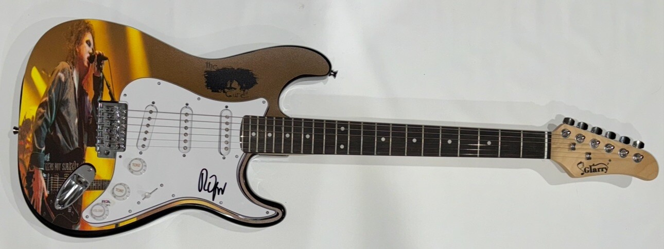 ROBERT SMITH SIGNED CUSTOM ELECTRIC GUITAR THE CURE AUTOGRAPHED PSA COA