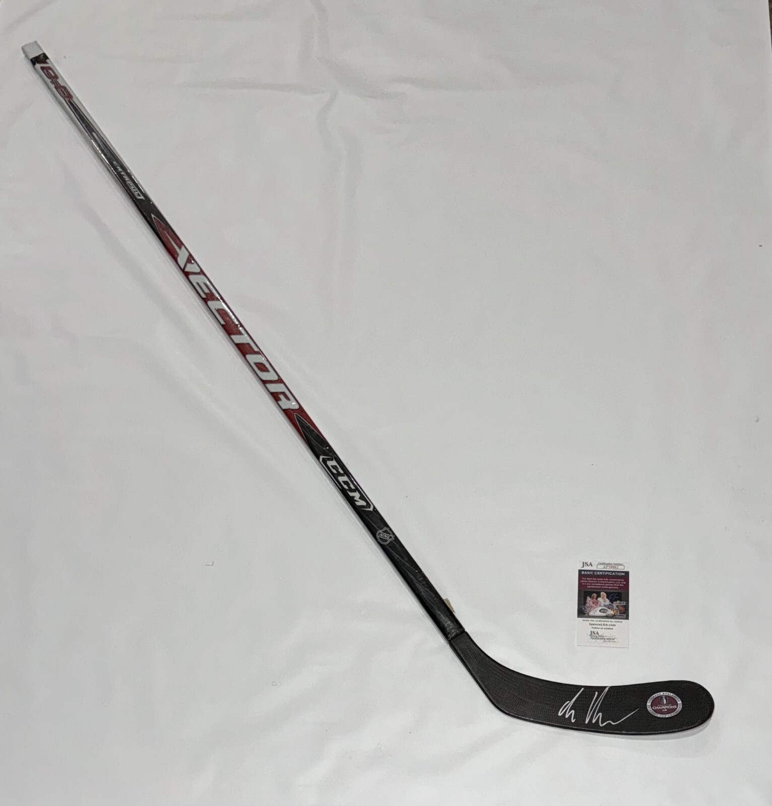 ARTTURI LEHKONEN SIGNED HOCKEY STICK COLORADO AVALANCHE 2022 CUP CHAMPS JSA COA