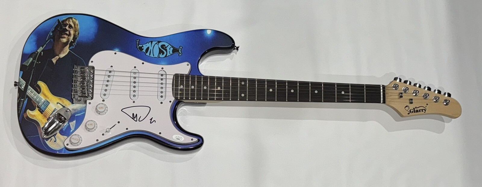 TREY ANASTASIO SIGNED CUSTOM ELECTRIC GUITAR PHISH AUTOGRAPHED JSA COA