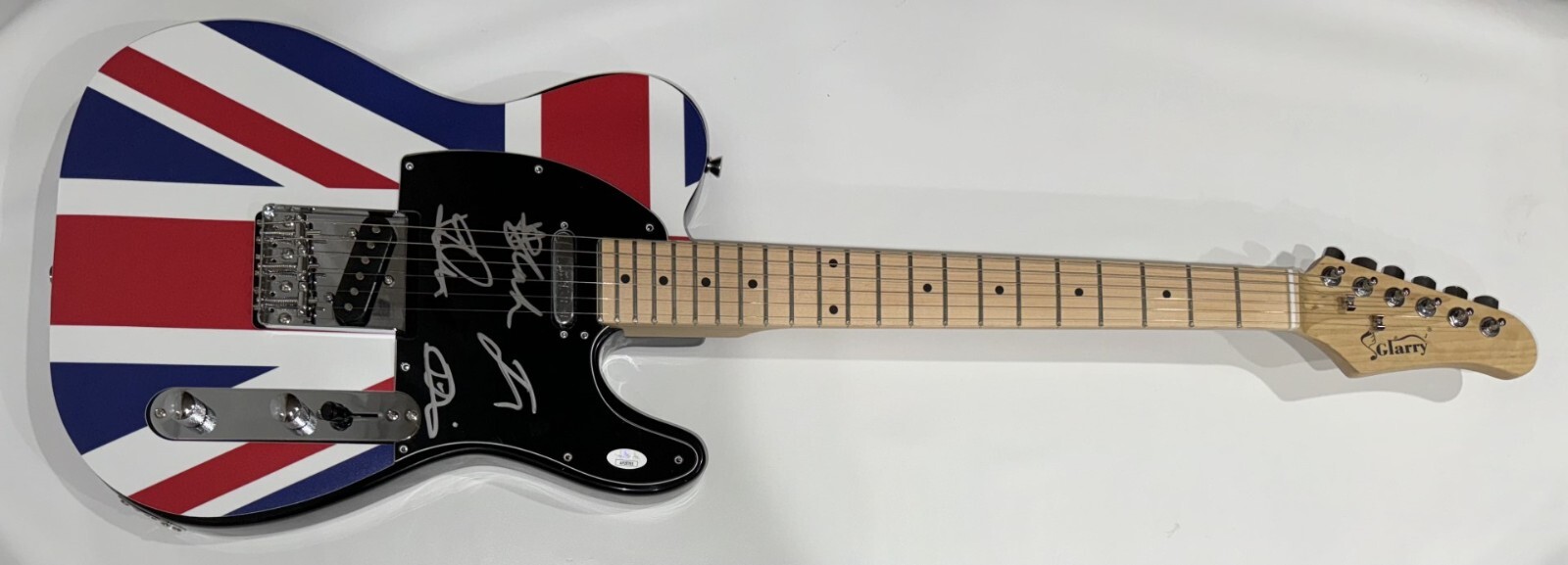 THE STRUTS SIGNED UK ELECTRIC GUITAR LUKE SPILLER JED GETHIN ADAM 4X JSA COA