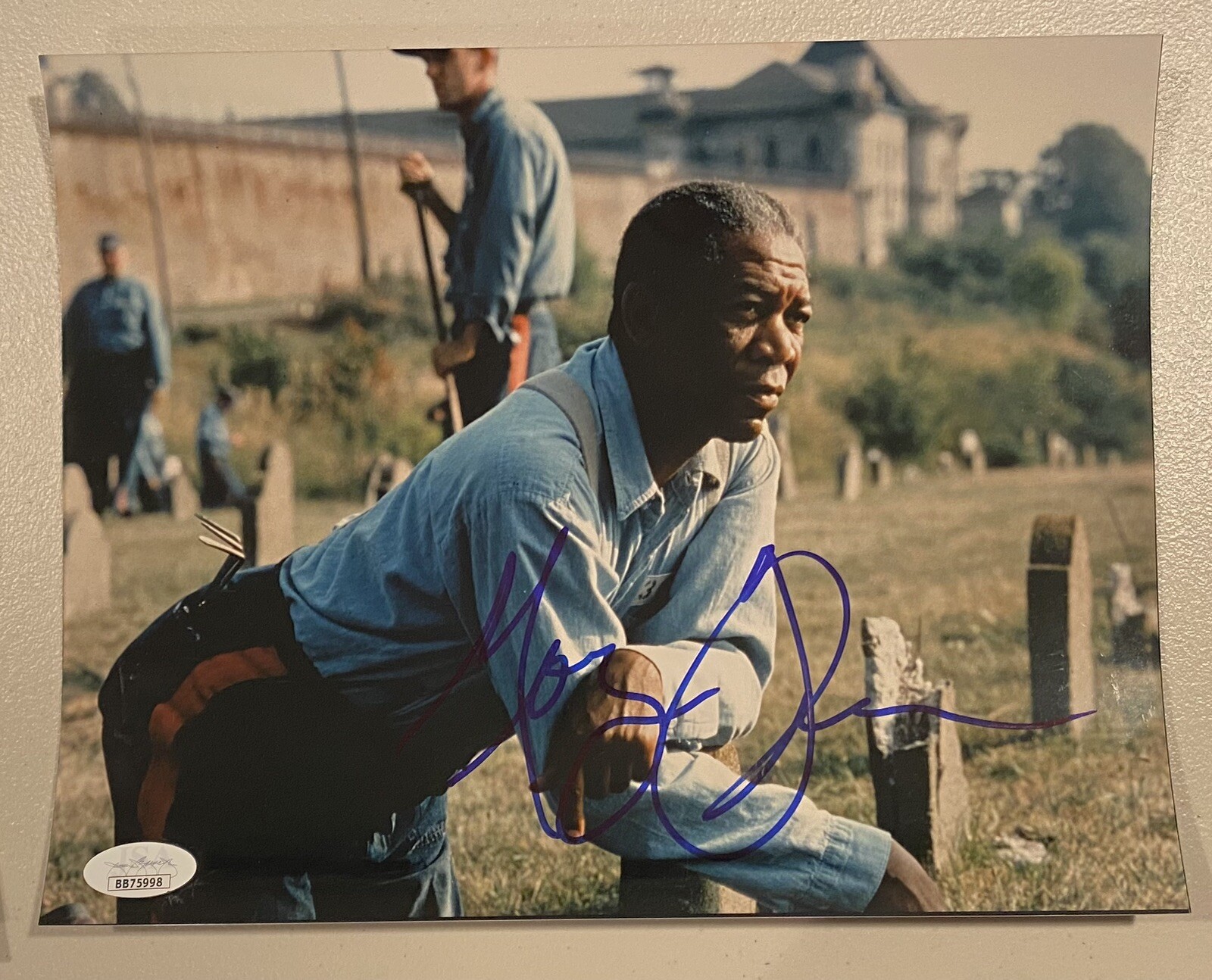 Morgan Freeman Signed Autographed Shawshank Redemption 8x10 Photo JSA Letter 4
