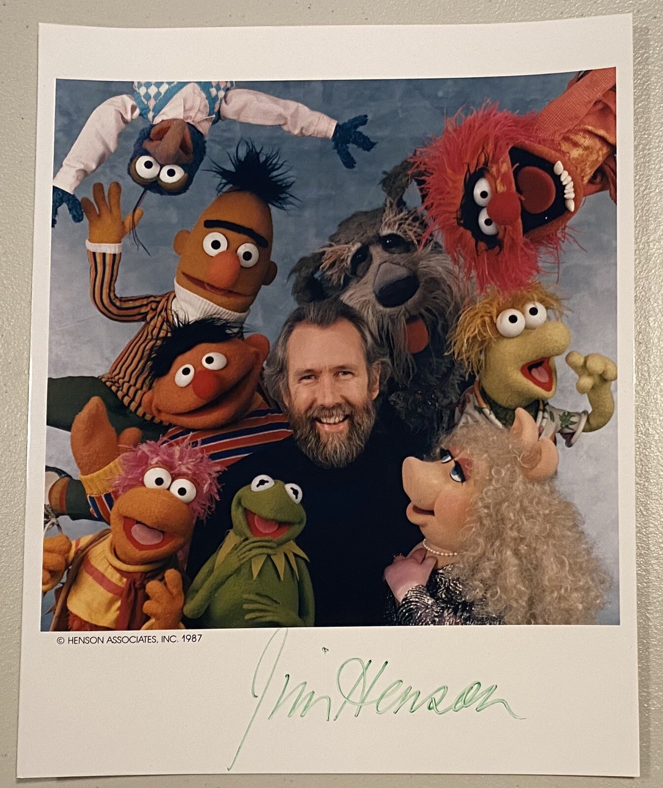 Jim Henson Signed Autographed 8x10 Photo Full JSA Letter Muppets 1