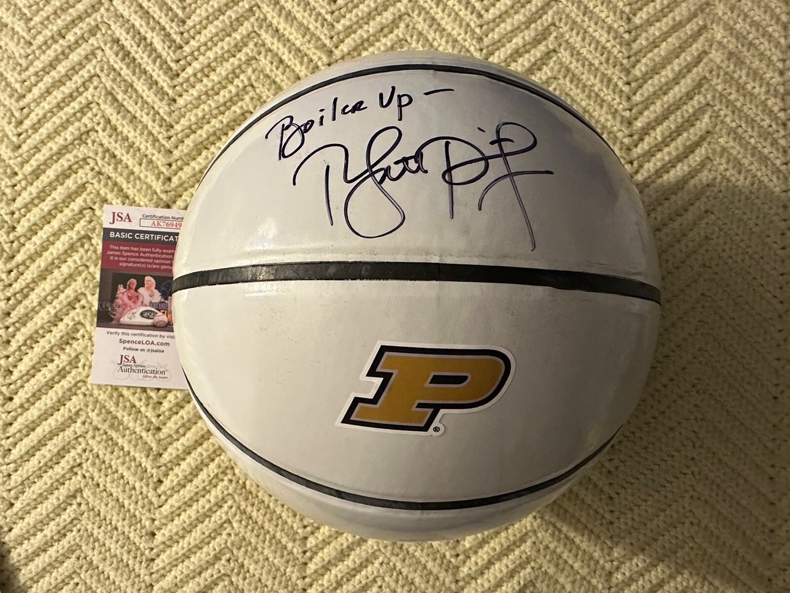 Matt Painter Signed NCAA Basketball Autographed JSA COA Authentication Purdue