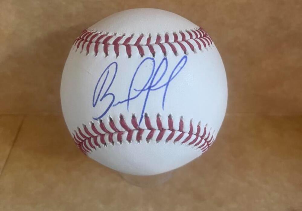 BRYAN MATA RED SOX SIGNED AUTOGRAPHED M.L. BASEBALL BECKETT AUTH