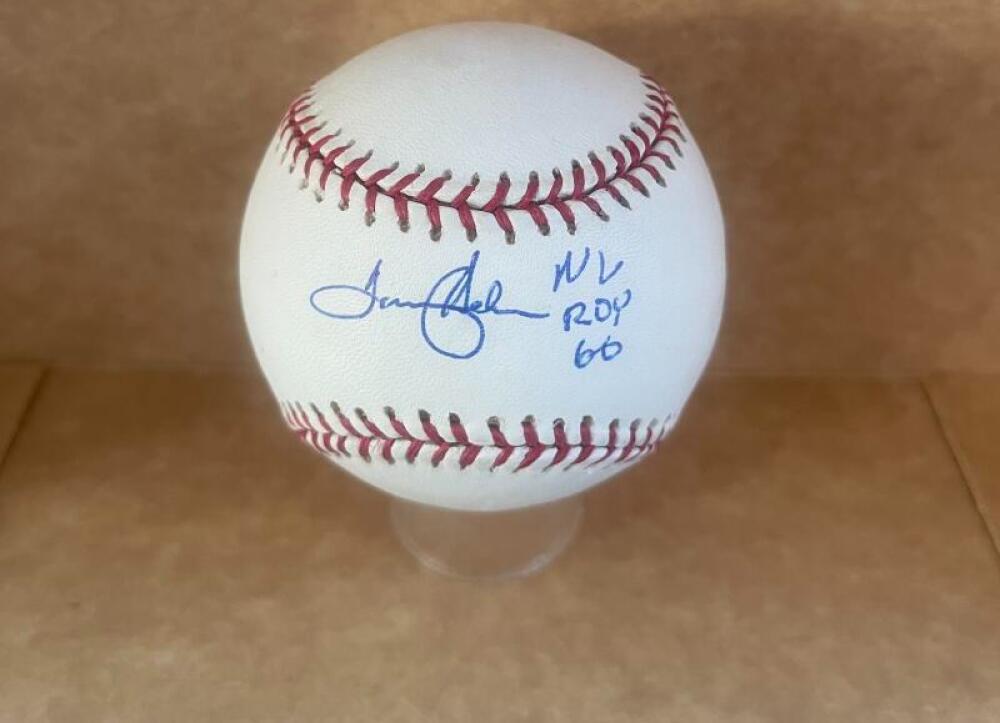 TOMMY HELMS NL ROY 66 REDS SIGNED AUTO M.L. BASEBALL BECKETT AUTH