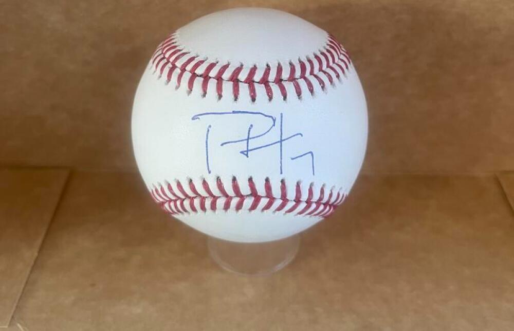 PETE HANSEN REDS SIGNED AUTO M.L. BASEBALL BECKETT AUTH