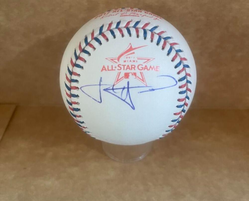 JOSH HARRISON SIGNED AUTOGRAPHED 2017 ALL STAR BASEBALL BECKETT AUTH