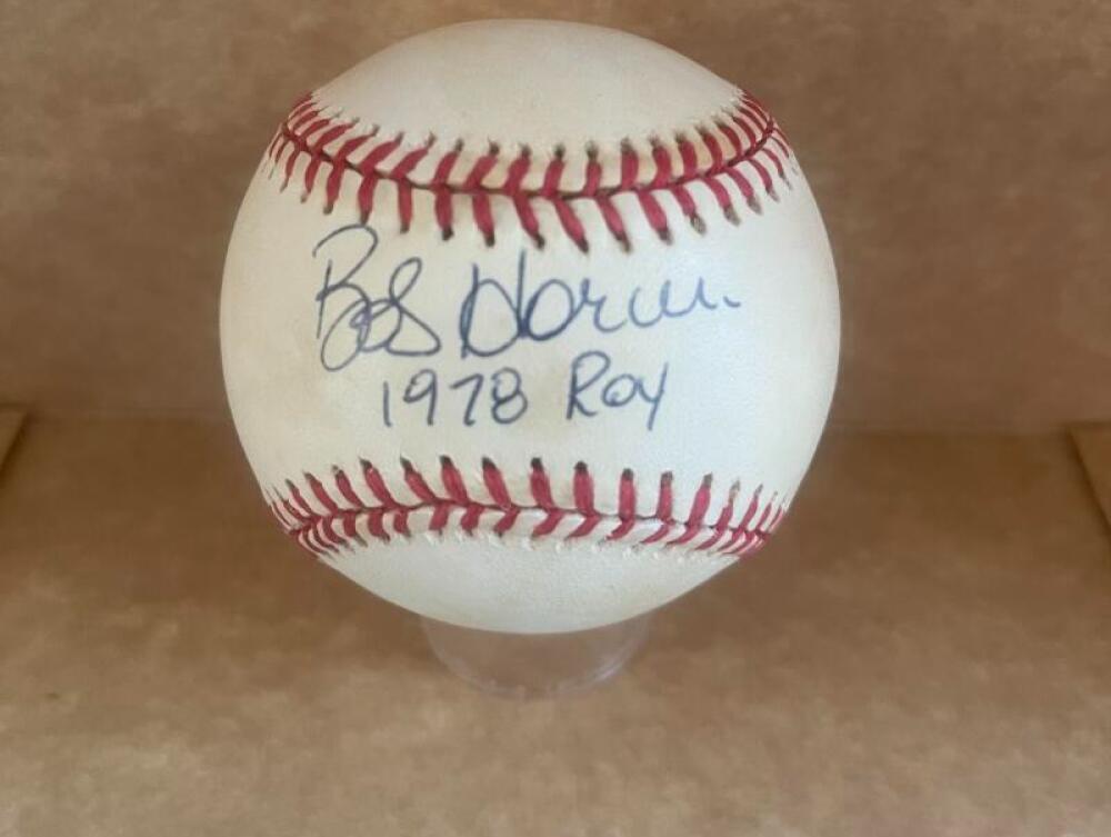 BOB HORNER 1978 ROY BRAVES VINTAGE N.L. BASEBALL BECKETT AUTH