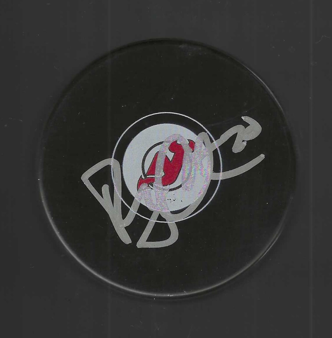 Ryan Carter Signed New Jersey Devils Puck