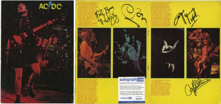 The Best AC/DC Signed Memorabilia at Autographia | Autographia