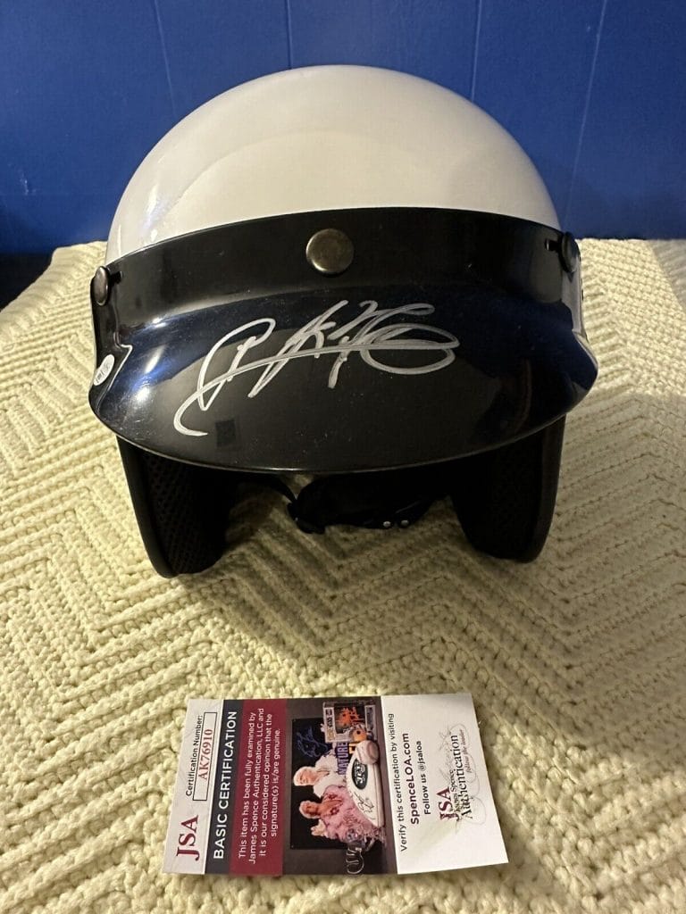 AJ Foyt Signed Full Size Open-Faced Helmet Indy 500 JSA Authenticated ...