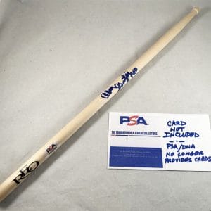 Alan Gratzer Signed Drumstick REO Speedwagon PSA/DNA 3 COA