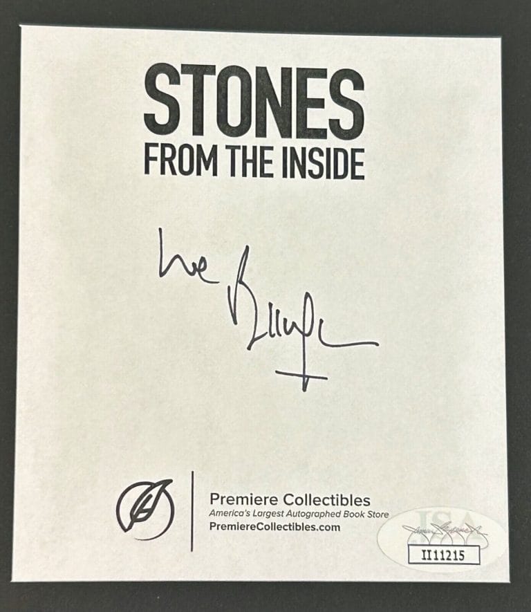 BILL WYMAN SIGNED AUTOGRAPH BOOK “FROM THE INSIDE” JSA THE ROLLING STONES COLLECTIBLE MEMORABILIA