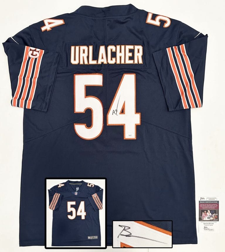 Brian urlacher autographed store jersey