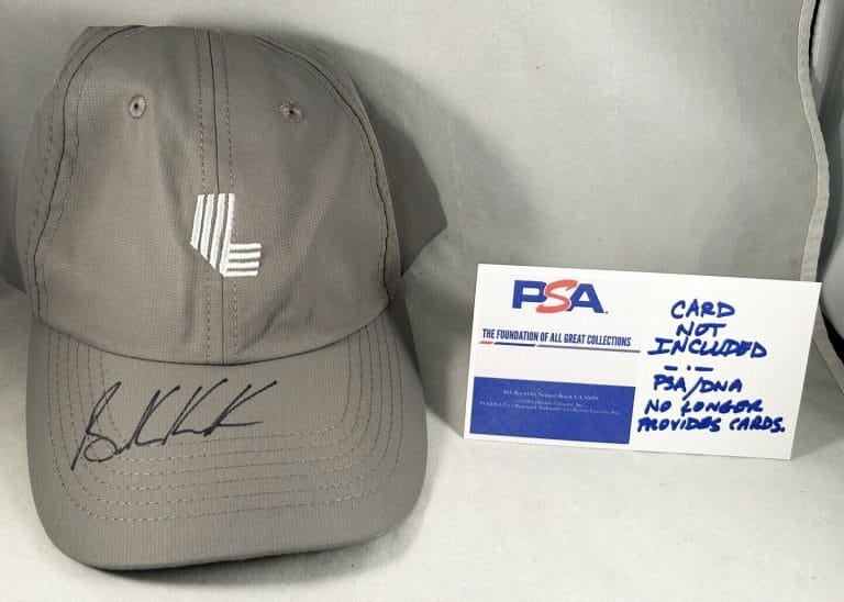 BROOKS KOEPKA SIGNED HAT LIV GOLF PSA/DNA COA COLLECTIBLE MEMORABILIA