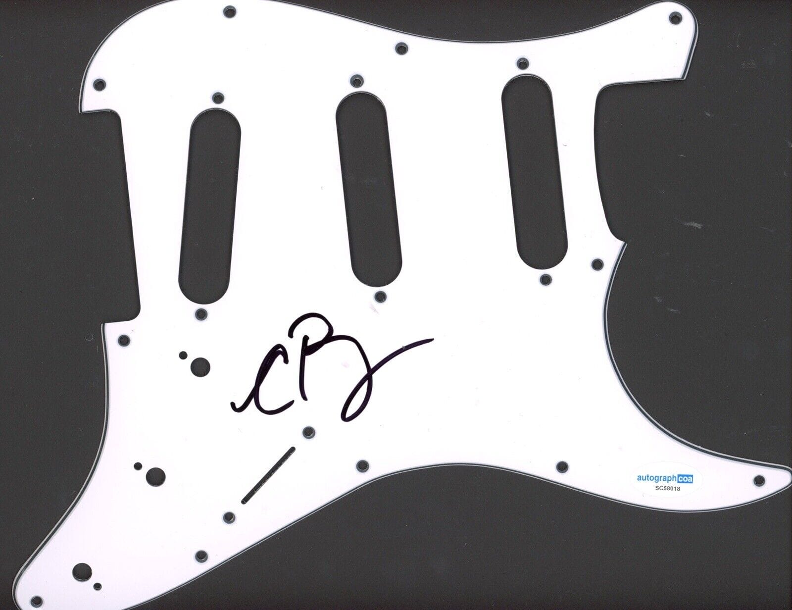 CLAIRE ROSINKRANZ SIGNED AUTOGRAPH STRAT GUITAR PICKGUARD ACOA ELECTRIC