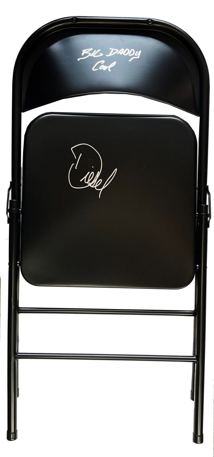 Diesel Signed Inscribed Steel Chair WWE WWF WCW TNA NWO Kevin Nash   Diesel Signed 038 Inscribed Steel Chair Wwe Wwf Wcw Tna Nwo Kevin Nash Jsa Coa Collectible Memorabilia 395027149695 