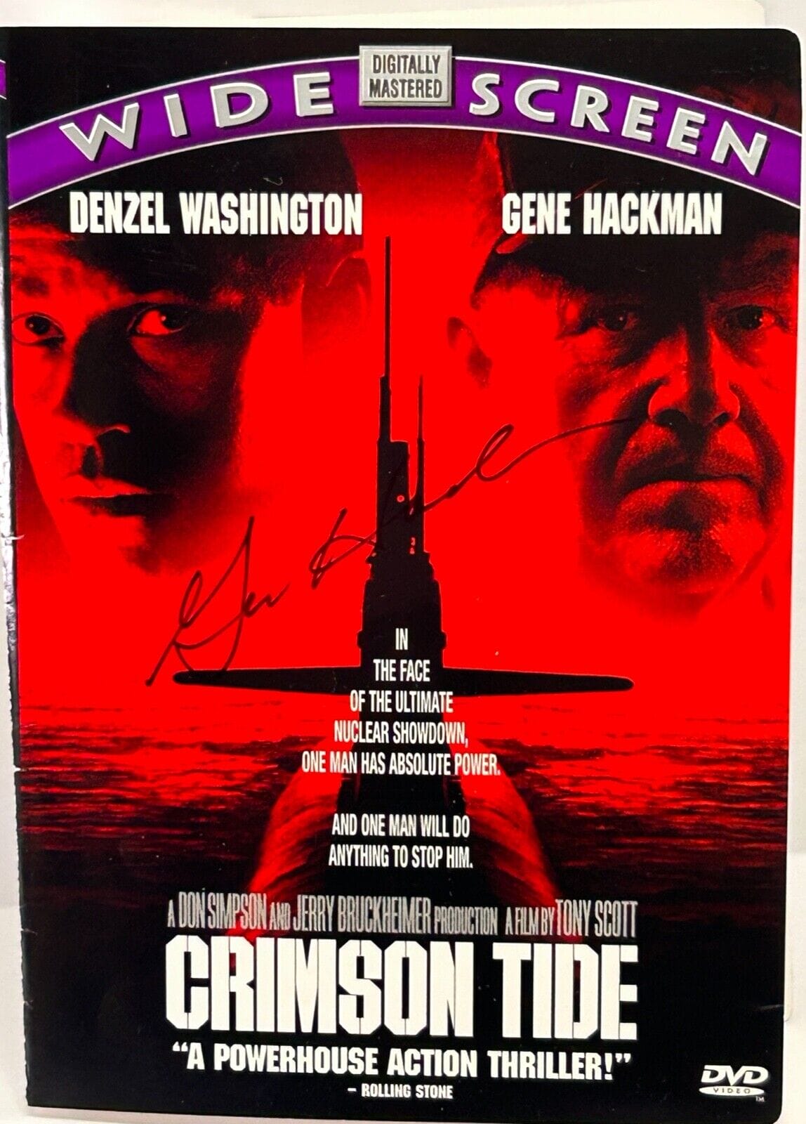 GENE HACKMAN Signed Autograph DVD Cover 