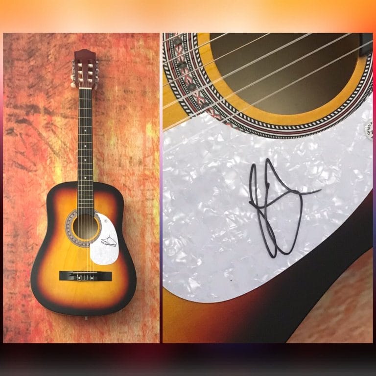 GFA BRAND NEW & LOVE LIKE THIS STAR * BEN RECTOR * SIGNED ACOUSTIC GUITAR COA COLLECTIBLE MEMORABILIA
