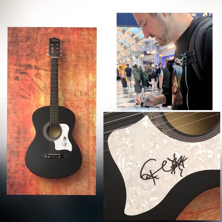 GFA TAPE DECK HEART RECOVERY * FRANK TURNER * SIGNED ACOUSTIC GUITAR PROOF COA COLLECTIBLE MEMORABILIA