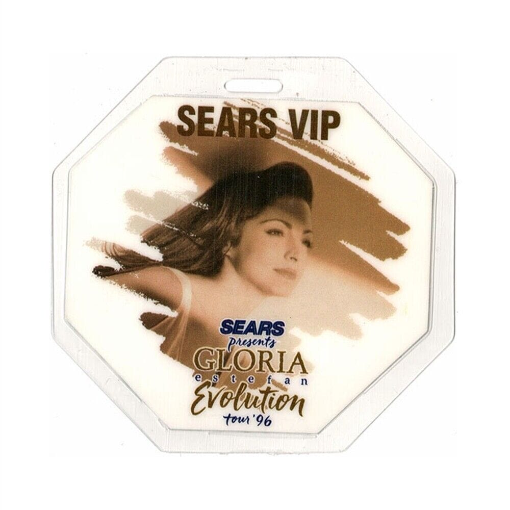 Gloria Estefan 1996 Evolution concert tour Band VIP Laminated Backstage ...