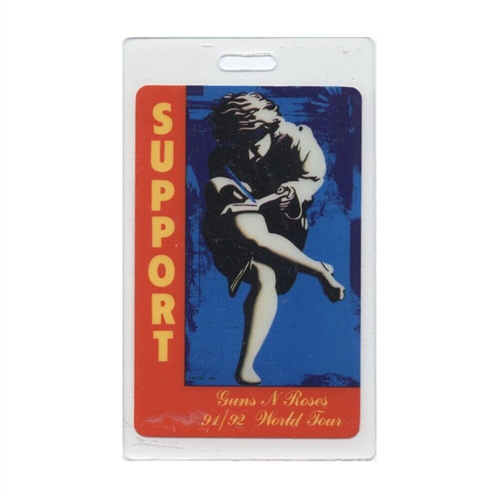 Guns N' Roses 1991 Use Your Illusion Tour concert tour Laminated ...