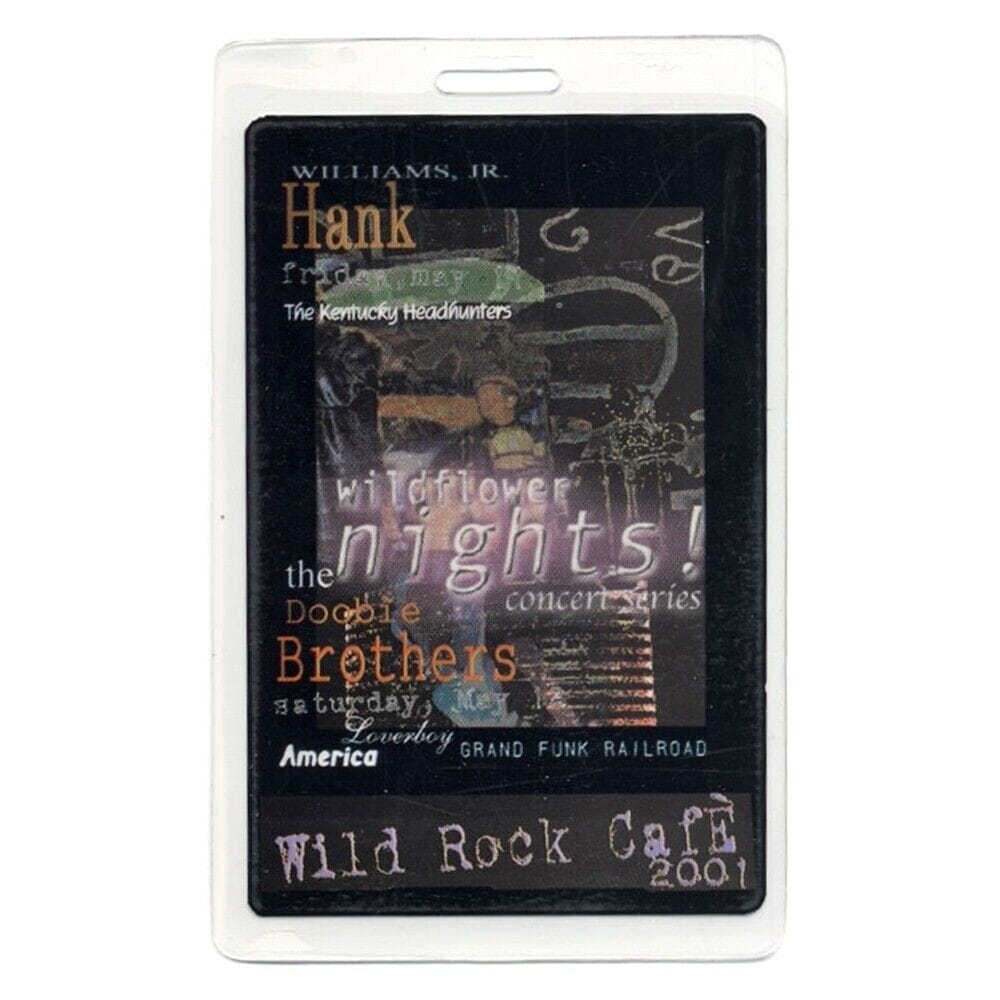 Hank Williams Jr. Doobie Brothers Kentucky Headhunters Laminated ...