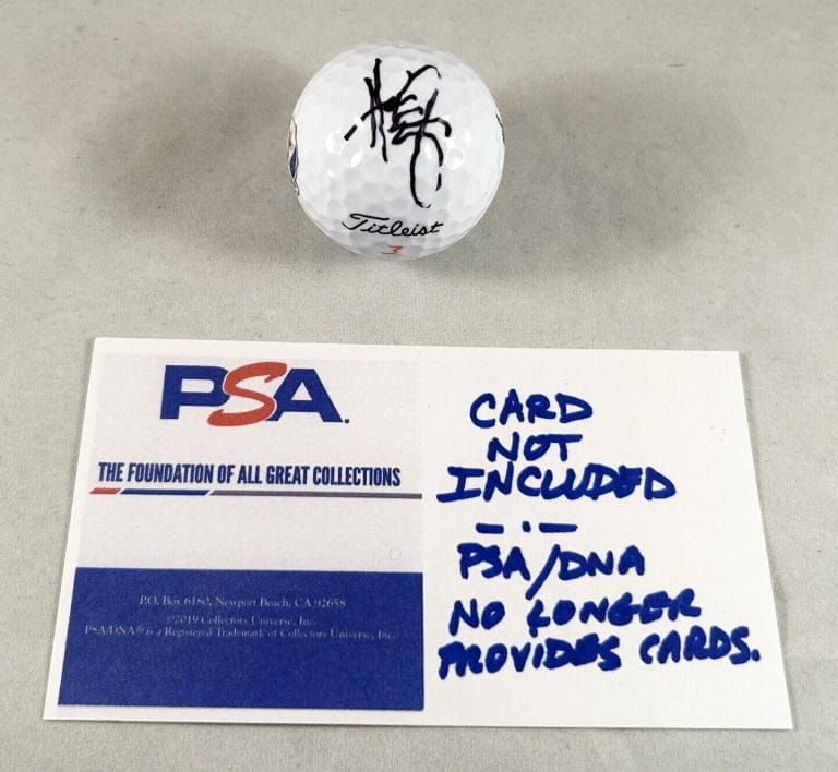 HARRIS ENGLISH SIGNED GOLF BALL 2020 RYDER CUP PSA/DNA COA COLLECTIBLE MEMORABILIA
