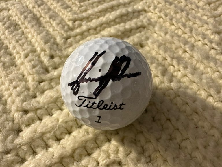 HENRIK STENSON SIGNED GOLF BALL PGA TOUR AUTOGRAPHED TITLEIST LIV COLLECTIBLE MEMORABILIA
