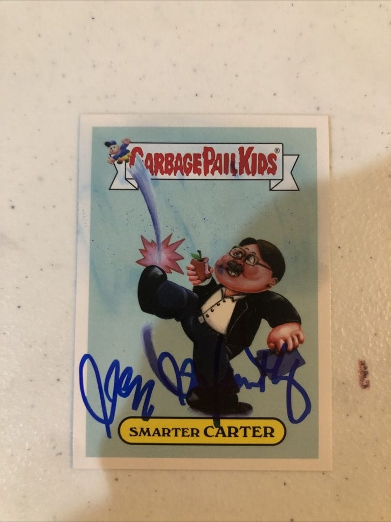 JEFF FOXWORHTY SIGNED AUTOGRAPH 2016 TOPPS GARBAGE PAIL KIDS TRADING CARD RARE! COLLECTIBLE MEMORABILIA
