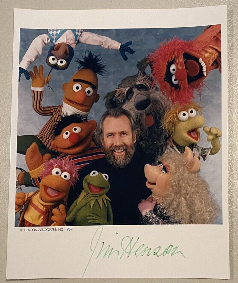 JIM HENSON SIGNED AUTOGRAPHED 8×10 PHOTO FULL JSA LETTER MUPPETS 1 COLLECTIBLE MEMORABILIA
