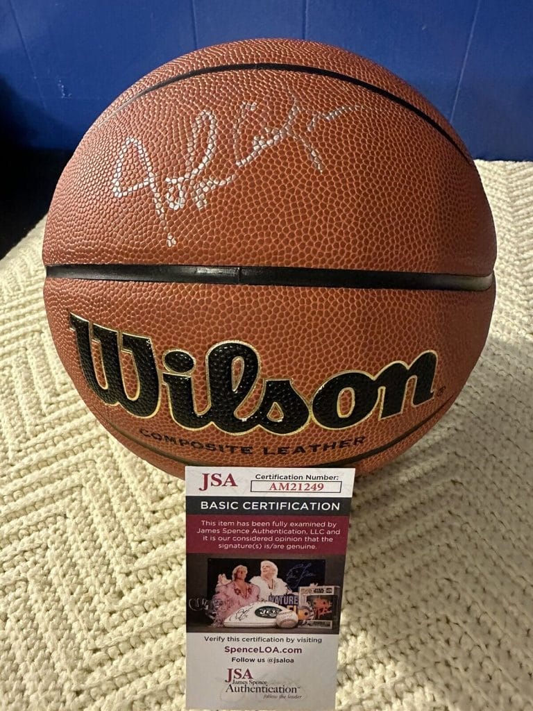 JOHN CALIPARI SIGNED NCAA BASKETBALL AUTOGRAPHED JSA COA AUTHENTICATION KENTUCKY COLLECTIBLE MEMORABILIA