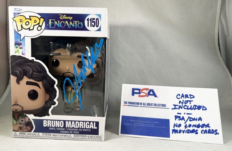 JOHN LEGUIZAMO SIGNED FUNKO POP ENCANTO BRUNO MADRIGAL PSA/DNA COA COLLECTIBLE MEMORABILIA