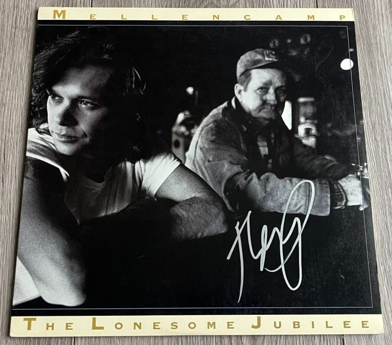 JOHN MELLENCAMP SIGNED THE LONESOME JUBILEE VINYL LP W/EXACT VIDEO PROOF BECKETT COLLECTIBLE MEMORABILIA