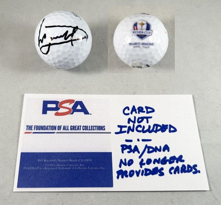 LUKE DONALD SIGNED GOLF BALL 2023 RYDER CUP PSA/DNA COA COLLECTIBLE MEMORABILIA