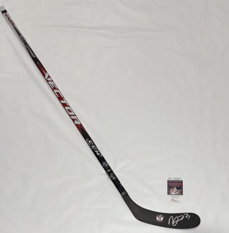 MASON MCTAVISH SIGNED FULL SIZE HOCKEY STICK ANAHEIM MIGHTY DUCKS JSA COA COLLECTIBLE MEMORABILIA