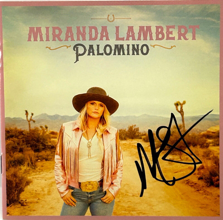 MIRANDA LAMBERT SIGNED AUTOGRAPH CD “PALOMINO” JSA COA COUNTRY MUSIC COLLECTIBLE MEMORABILIA