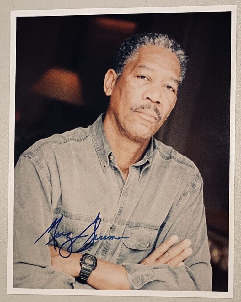 MORGAN FREEMAN SIGNED AUTOGRAPHED 8×10 PHOTO FULL JSA LETTER CERTIFIED 2 COLLECTIBLE MEMORABILIA