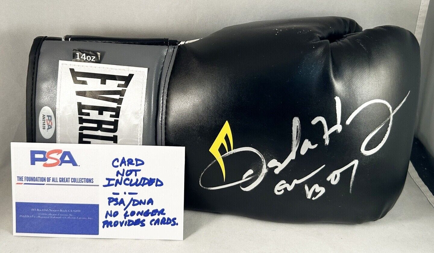 Oscar de la hoya best sale signed glove