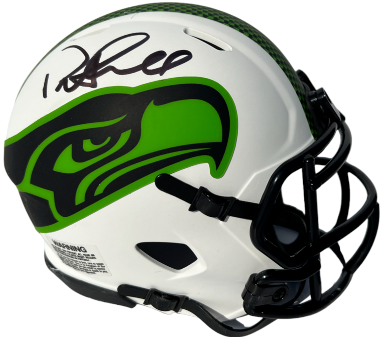 PETE CARROLL SIGNED SEATTLE SEAHAWKS LUNAR FOOTBALL MINI HELMET USC JSA COLLECTIBLE MEMORABILIA
