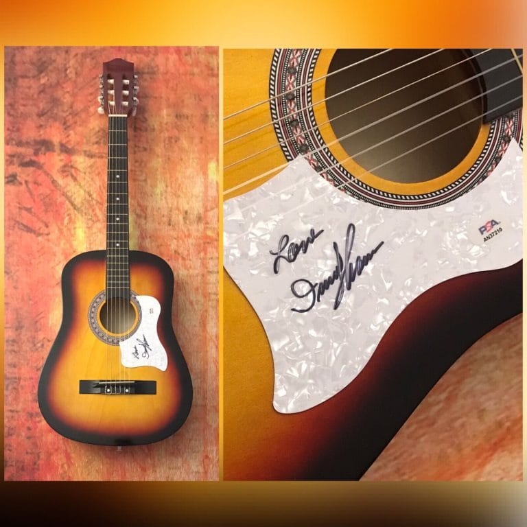 PSA I WISH SOMEONE WOULD CARE * IRMA THOMAS * SIGNED ACOUSTIC GUITAR COA COLLECTIBLE MEMORABILIA