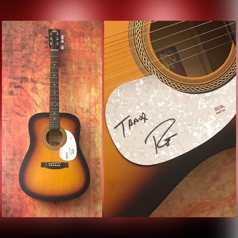 PSA MATCHBOX 20 TWENTY STAR * ROB THOMAS * SIGNED 41″ FS ACOUSTIC GUITAR COA COLLECTIBLE MEMORABILIA