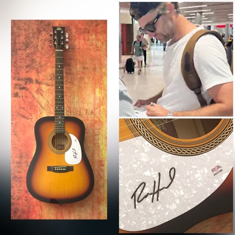 PSA PELAGO CHASING AFTER YOU * RYAN HURD * SIGNED ACOUSTIC GUITAR PROOF COA COLLECTIBLE MEMORABILIA