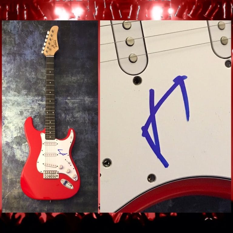PSA THIRTY SECONDS TO MARS * JARED LETO * SIGNED ELECTRIC GUITAR COA COLLECTIBLE MEMORABILIA