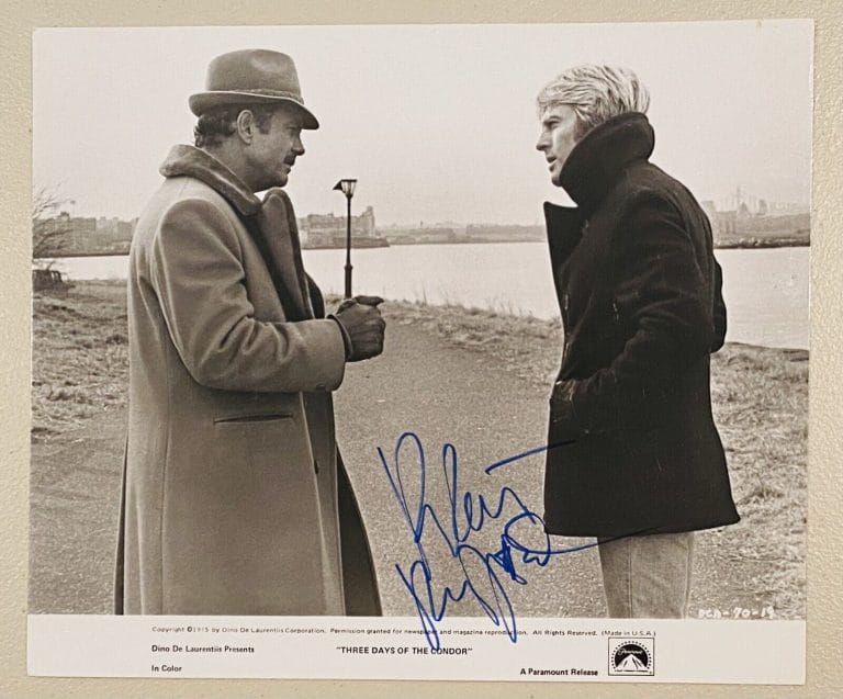 ROBERT REDFORD SIGNED AUTOGRAPHED 8×10 PHOTO JSA LETTER THREE DAYS OF THE CONDOR COLLECTIBLE MEMORABILIA