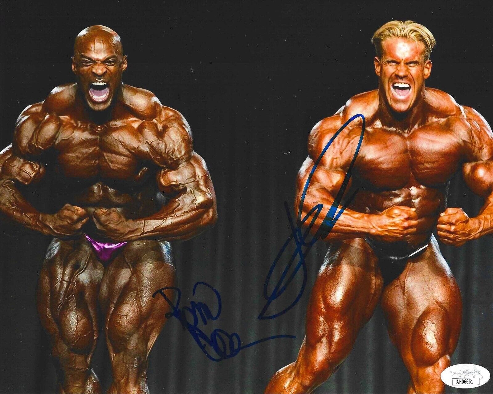 Ronnie Coleman Jay Cutler Signed 8x10 Photo Bodybuilding Mr O Olympia Jsa Autographia 1171