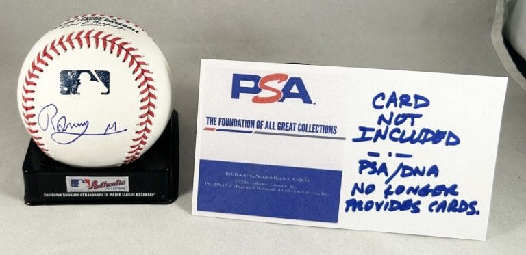 RONNY MAURICIO SIGNED AUTHENTIC MLB BASEBALL NEW YORK METS PSA/DNA COA COLLECTIBLE MEMORABILIA