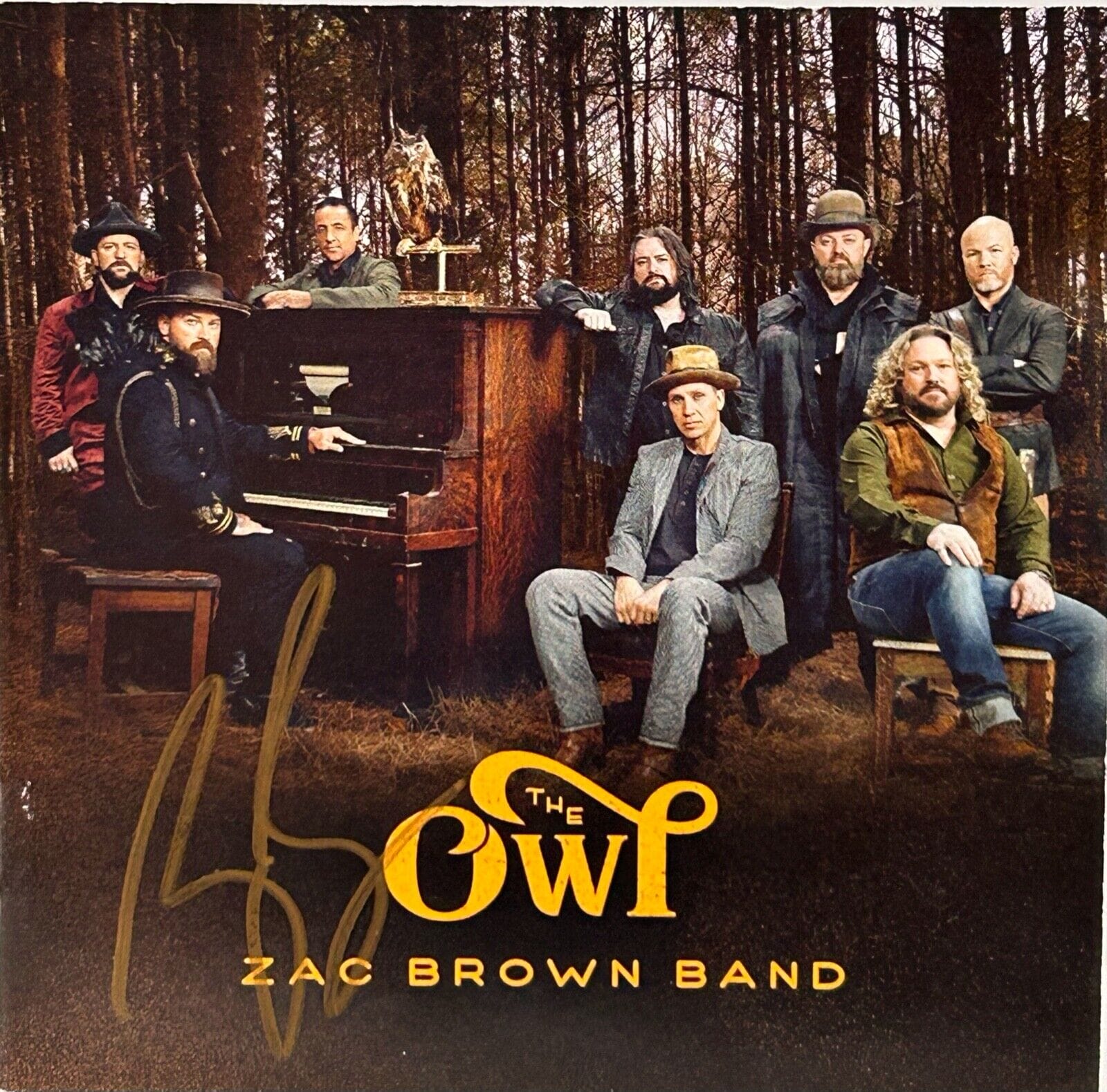 ZAC BROWN Signed Autograph CD 