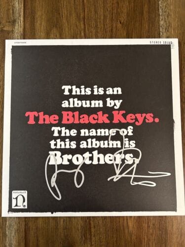 ‘The Black Keys’ Signed ‘Brothers’ Vinyl Album Beckett BSA RARE
